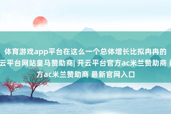 体育游戏app平台在这么一个总体增长比拟冉冉的存量市集-开云平台网站皇马赞助商| 开云平台官方ac米兰赞助商 最新官网入口