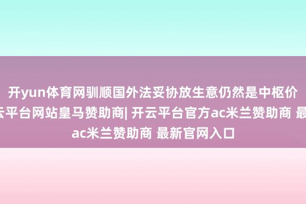 开yun体育网驯顺国外法妥协放生意仍然是中枢价值不雅-开云平台网站皇马赞助商| 开云平台官方ac米兰赞助商 最新官网入口